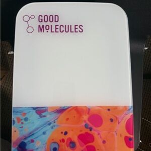Good Molecules Cosmetic Storage Case - White with Multicolor Accent